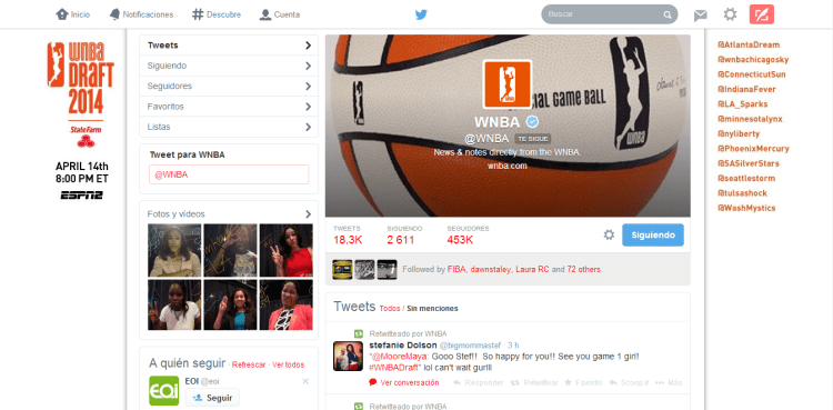 twitter wnba