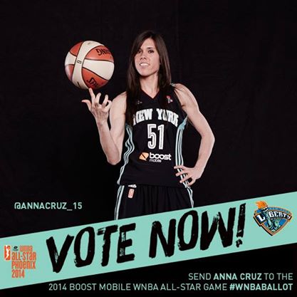 Vota por anna cruz para el all star