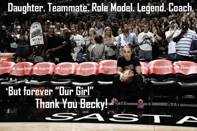 despedida de becky hammon como profesional