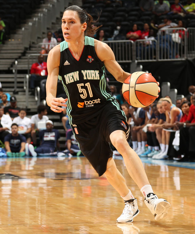 Anna Cruz con las New York Liberty