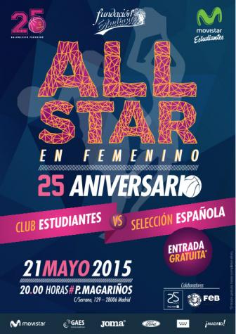 all star femenino entre estudiantes y la selección española