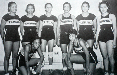 Equipo de Philadelphia Tribune Girls en 1938. 