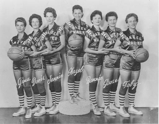 Arkansas Travelers. Equipo creado por Hazel Walker.