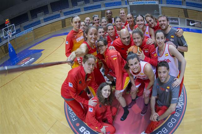 Selfie de la selección española. 
