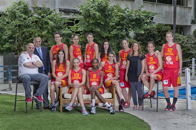 Plantilla de la selección española para el Eurobasket de Hungría y Rumanía. 