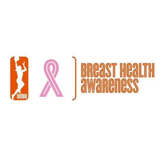 wnba breast health awareness. Semana de la prevención del cáncer de mama en la WNBA