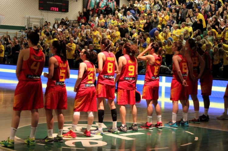 Clasificación Eurobasket 2017. Suecia contra España