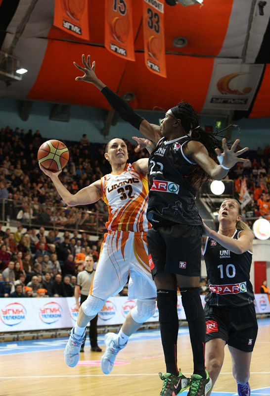 Euroliga Femenina:UMMC Ekaterinburg contra Spar Citylift Girona