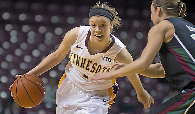 Rachel Banham anota 60 puntos con Golden Gophers de Minnesota en la NCAA Rachel Banham anota 60 puntos con Golden Gophers de Minnesota en la NCAA