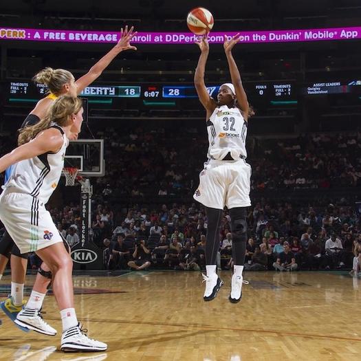 Swin Cash de New York Liberty. Foto: MSG Photos