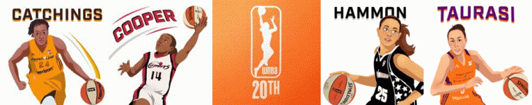 Llegan los emojis de la WNBA a la aplicación NBAmoji App Llegan los emojis de la WNBA a la aplicación NBAmoji App