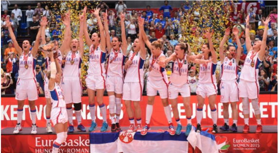 Serbia, vigente campeona de Europa, estará en Río de Janeiro