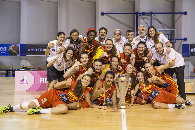 España se cuelga el oro en el Europeo U16 Femenina celebrado en Italia.
