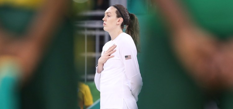 Breanna Stewart en su debut en unos Juegos Olímpicos.