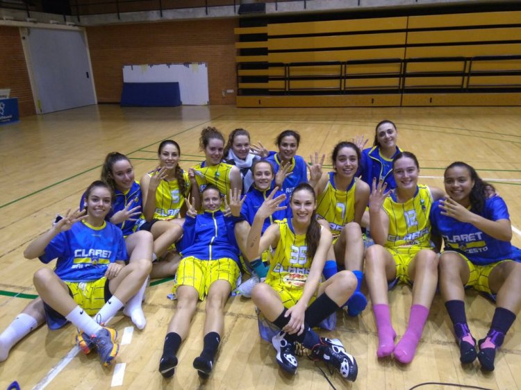 Picken Claret celebra la victoria frente a Campus Promete