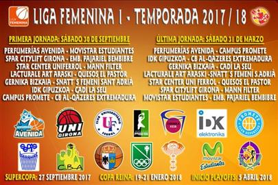 Calendario Liga Femenina 2017-2018