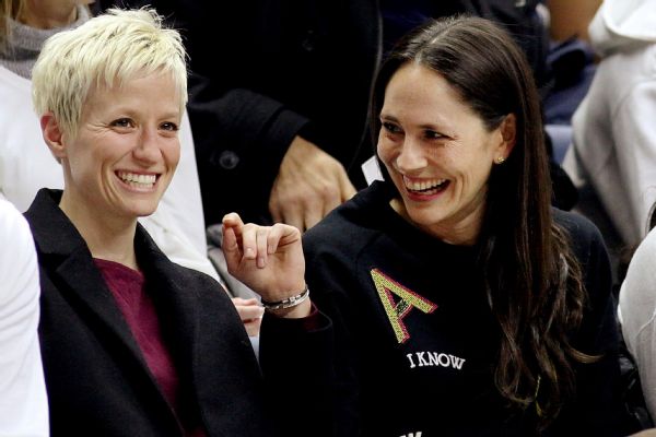 Sue Bird confirma su relación con Megan Rapinoe.