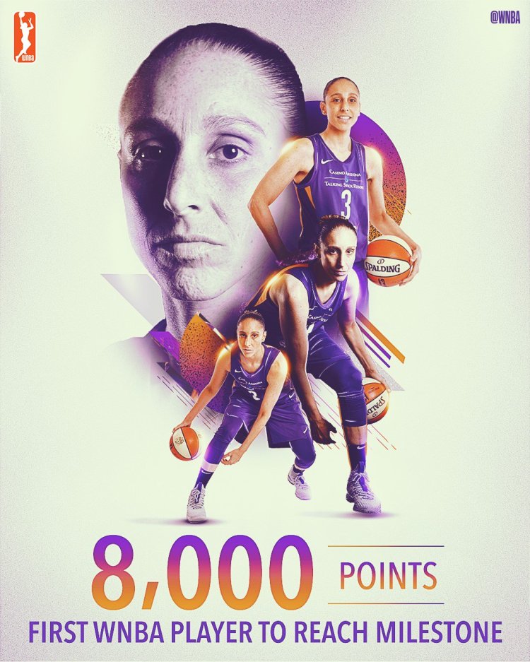 Diana Taurasi, primera jugadora en llegar a los 8.000 puntos anotados en la WNBA