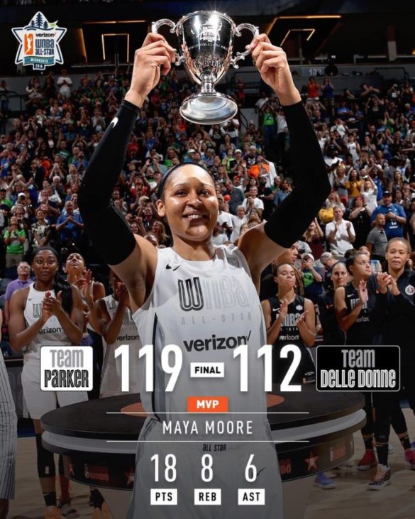 Maya Moore, MVP del WNBA All-Star