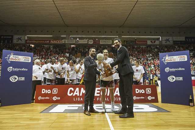 Spar Citylift Girona campeón de la Liga DIA por segunda vez en su historia
