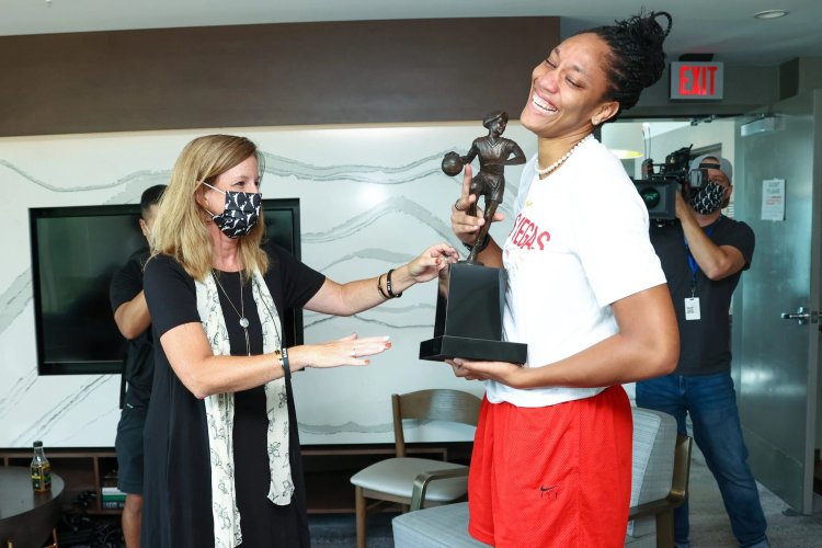 WNBA: A'ja Wilson nombrada MVP de la temporada 