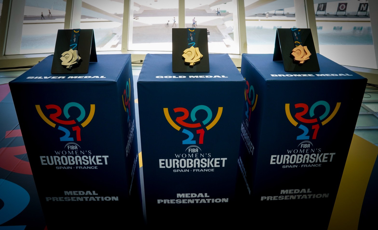 Medallas del Eurobasket de España y Francia 2021