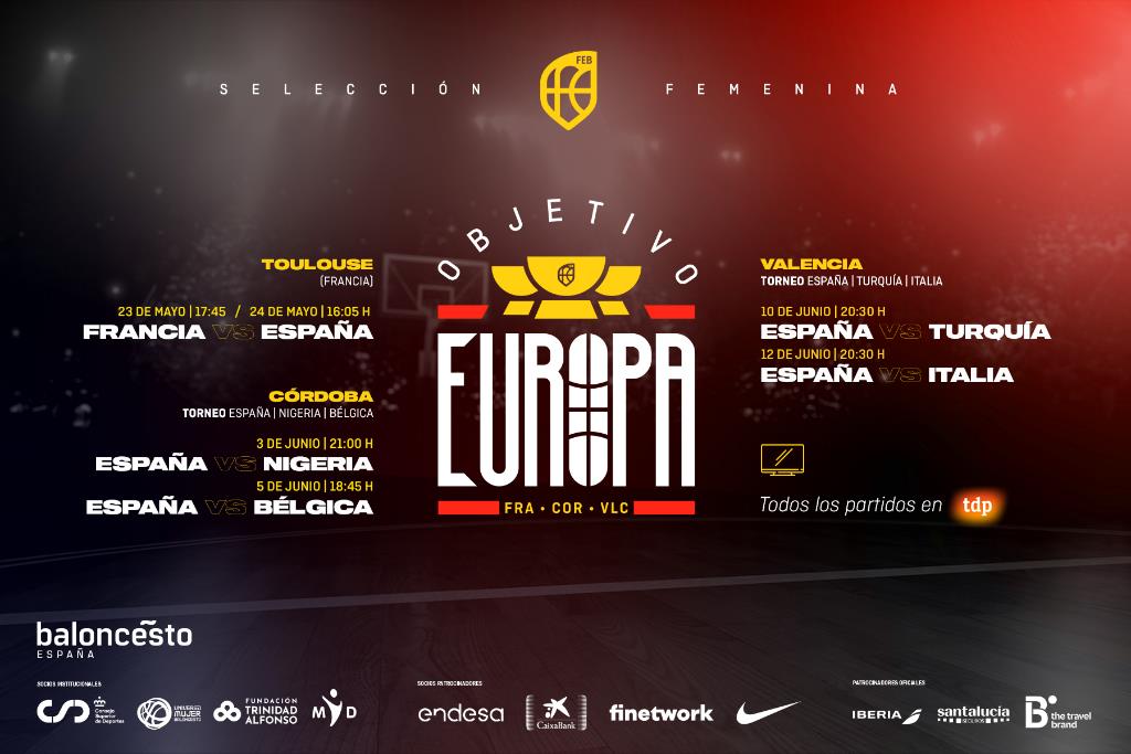 Eurobasket España y Francia: Partidos de preparación de la selección femenina
