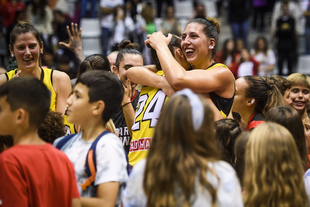 Spar Girona celebra el pase a la Euroliga Femenina por tercera vez consecutiva