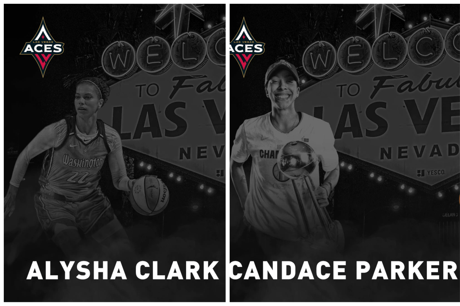 Candace Parker y Alysha Clark refuerzan a Las Vegas Aces