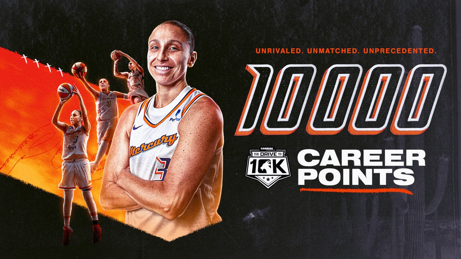 Diana Taurasi, primera jugadora en anotar más de 10.000 puntos en la WNBA