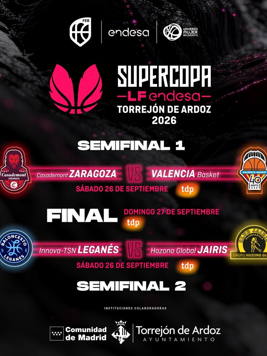 Supercopa Liga Femenina Endesa: Definidas las&nbsp;eliminatorias