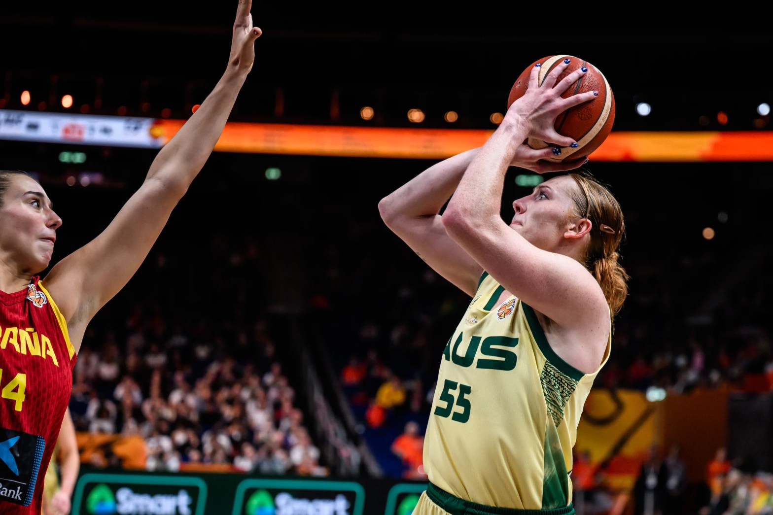 Chloe Bibby jugando con Australia en la Copa del Mundo de Alemania 2026